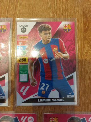 Lote 7 cromos Adrenalyn Lamine Yamal