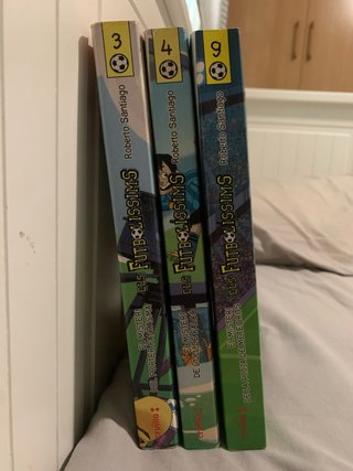 Libros 3,4 y 9 de los futbolisimos en catalán