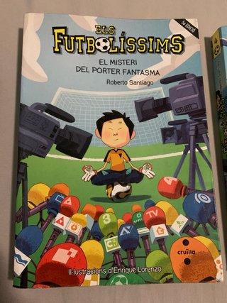 Libros 3,4 y 9 de los futbolisimos en catalán
