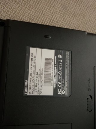 Portátil Toshiba Satellite Pro L300