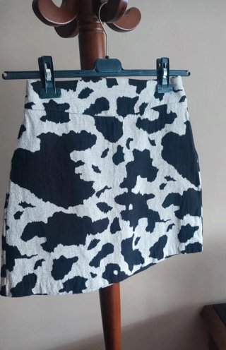 Minifalda Estampado Vaca