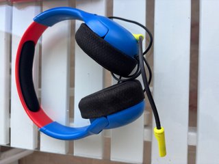 Auriculares con Cable Azul y Rojo