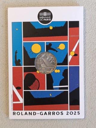 Francia 2025 moneda plata 10€ Roland Garros