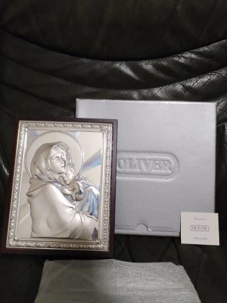 Cuadro Virgen con Niño de Oliver. Nuevo