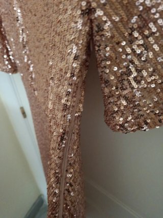 Vestido fiesta lentejuelas midi pedro del hierro