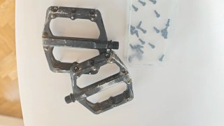 Pedales plataforma aluminio planos