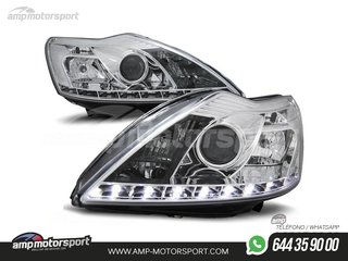 FAROS DELANTEROS LUZ DIURNA LED PARA FORD FOCUS MK2