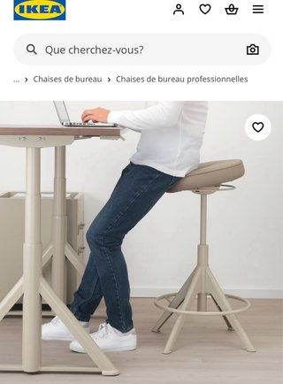 Armario y taburete oficina Ikea