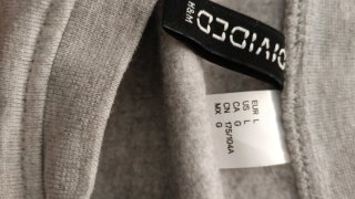 Sudadera H&M Gris Talla L