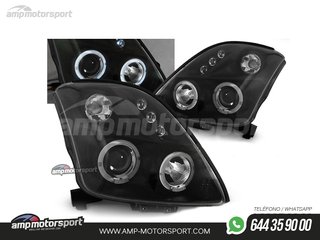 FAROS DELANTEROS OJOS DE ANGEL PARA SUZUKI SWIFT