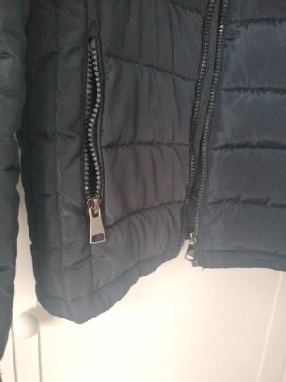 Chaquetón acolchado negro