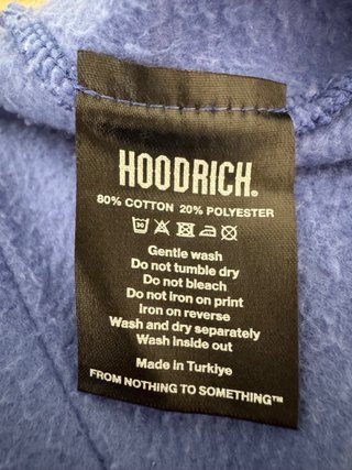 Sudadera Hoodrich Azul Talla L