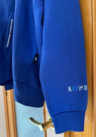 Sudadera Hoodrich Azul Talla L