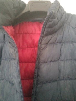 Chaquetón acolchado azul