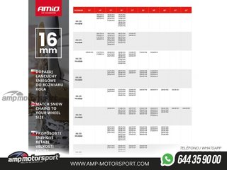 CADENAS PARA NIEVE 16 MM 4X4 KB-225 - AMiO-02119