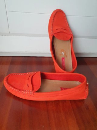 Mocasines Massimo Dutti Naranjas