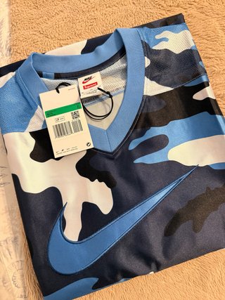 Camiseta Supreme x Nike Camo Azul