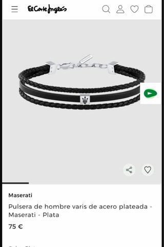 Pulsera Maserati para hombre