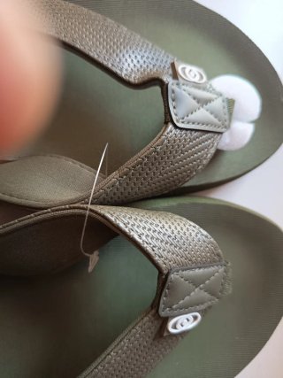 Chanclas BRASILERAS hombre talla 42 verde