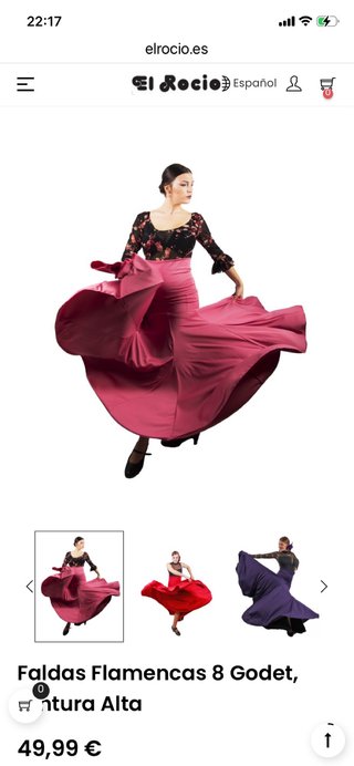 Falda Flamenca El Rocio