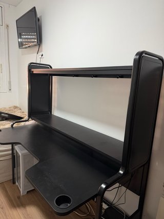 Scrivania Gaming IKEA FREDDE Nero