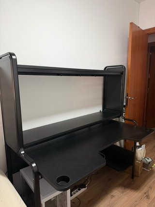 Scrivania Gaming IKEA FREDDE Nero