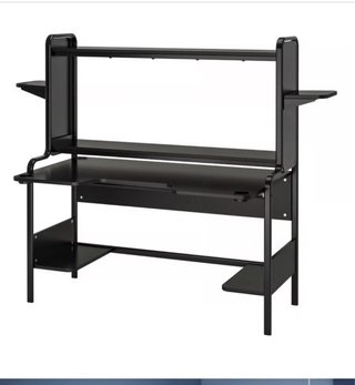 Scrivania Gaming IKEA FREDDE Nero
