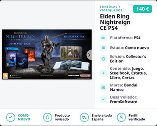 Elden Ring Nightreign Collector's - PS4,XBOX o PC