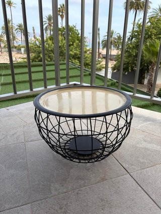 Mesa de Centro Estilo Cesta