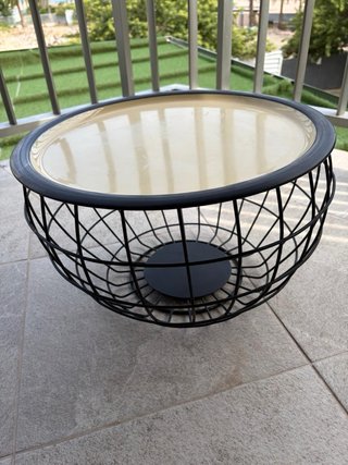 Mesa de Centro Estilo Cesta