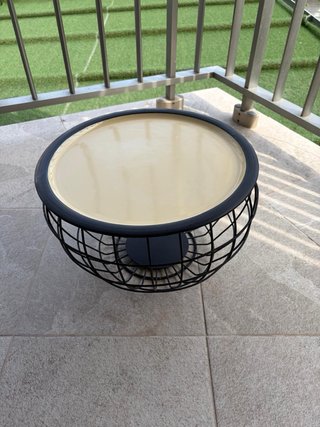 Mesa de Centro Estilo Cesta