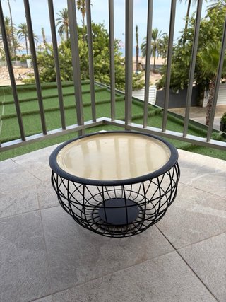 Mesa de Centro Estilo Cesta