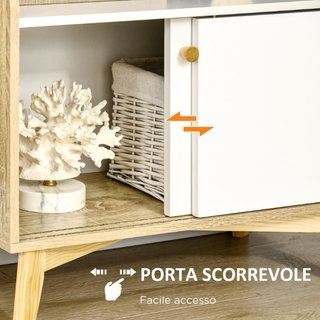 Mueble auxiliar aparador de aglomerado y pino sala