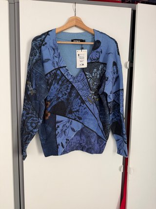 Jersey Desigual Azul Talla M