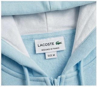 Sudadera con Capucha Lacoste Azul