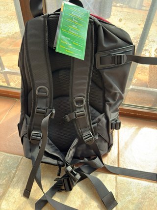 Mochila Altus 27L Montaña/Esquí Negro/Burdeos