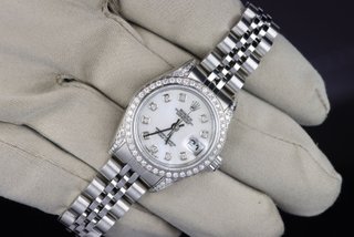 Rolex Datejust 69174 26mm Diamantes Madreperla