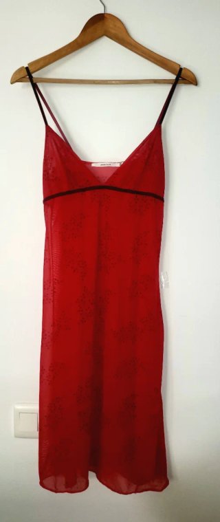 Camisón Women'secret Transparente Rojo