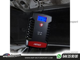 CARGADOR DE BATERÍA DIGITAL AGM GEL STD LIFEPO4 MAX 6A 6/12V PRO HOOK AMiO-04532