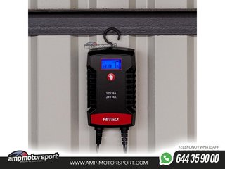 CARGADOR DE BATERÍA DIGITAL AGM GEL STD LIFEPO4 MAX 6A 6/12V PRO HOOK AMiO-04532