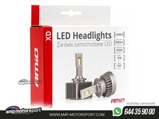BOMBILLA LUZ DE CRUCE LED HEADLAMP D3S XD SERIES AMiO