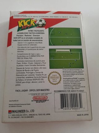 Juego NES Kick Off