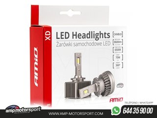 BOMBILLA LUZ DE CRUCE LED HEADLAMP D8S XD SERIES AMiO