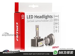 BOMBILLA LUZ DE CRUCE LED HEADLAMP D4S/D4R XD SERIES AMiO