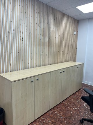 Armario Bajo de Oficina 6 Puertas