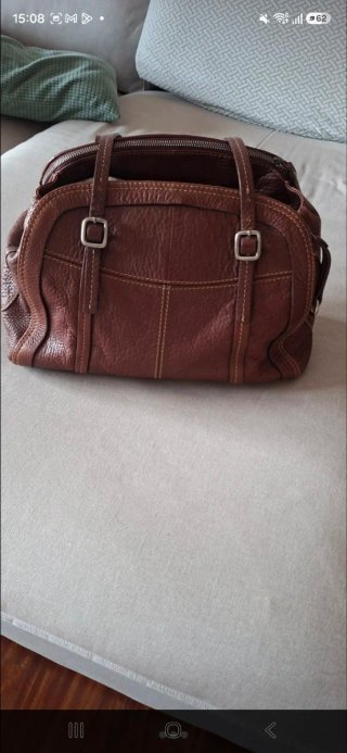 Bolso Adolfo Dominguez Marrón Piel