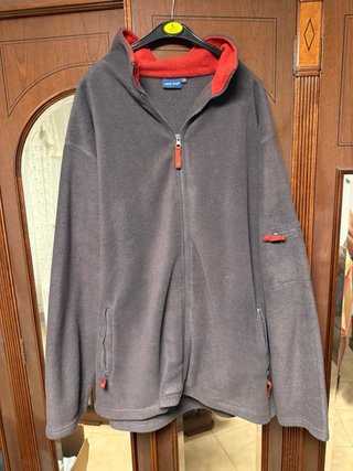 Chaqueta Polar Gris Rapid Time Talla XXXL