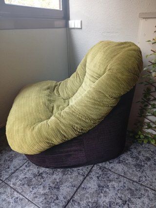 Sillón de látex corduroy