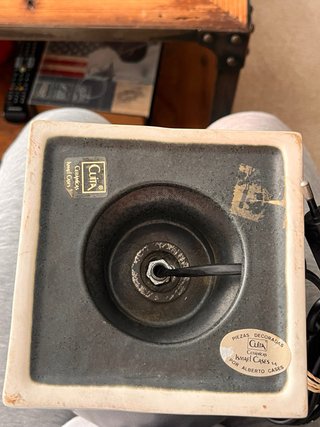 Lámpara cerámica vintage CUITA Ismael Cases
