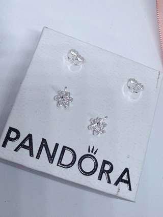 Pendientes Pandora Flor Rosa